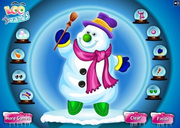 Одень снеговика / Dress up snowman