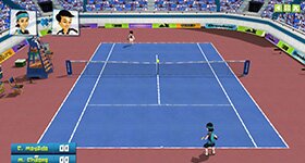 Тапочный теннис (Tennis 3D)