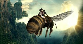 Побег на гигантской пчеле (Giant Bee Escape)