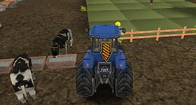 3D Parking: Фермерский Трактор